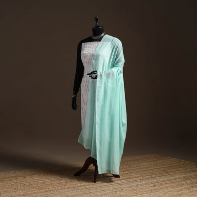 Cotton plain dupatta 15 - handcrafted