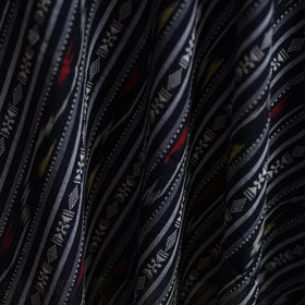 Cotton pochampally dabi ikat fabric 05 - handcrafted