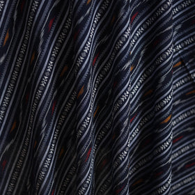 Cotton pochampally dabi ikat fabric 26 - handcrafted