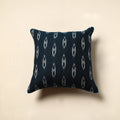 Buy Blue Cotton Pochampally Ikat Cushion Cover