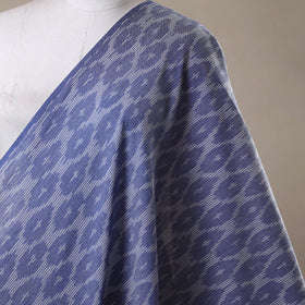 Blue - cotton pochampally ikat fabric 03 - handcrafted