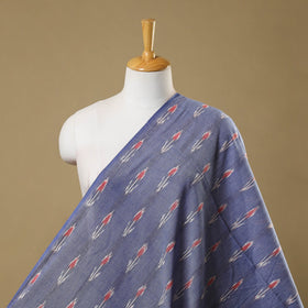 Buy Cotton Blue Pochampally Ikat Fabric Online in India