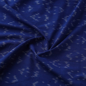 Blue - cotton pochampally ikat fabric 06 - handcrafted