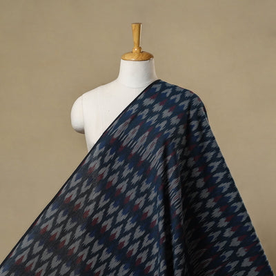 Cotton pochampally ikat fabric 08 - handcrafted