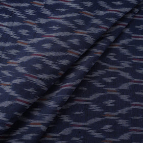 Blue Cotton Pochampally Ikat Fabric