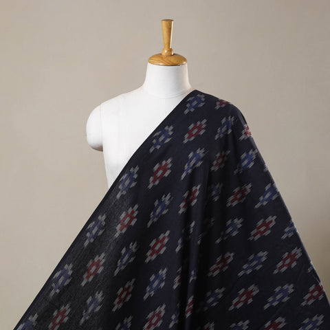 Blue Cotton Pochampally Ikat Fabric