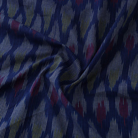 Blue Cotton Pochampally Ikat Fabric