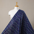 Blue Cotton Pochampally Ikat Fabric