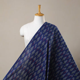 Blue Cotton Pochampally Ikat Fabric