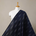 Blue Cotton Pochampally Ikat Fabric