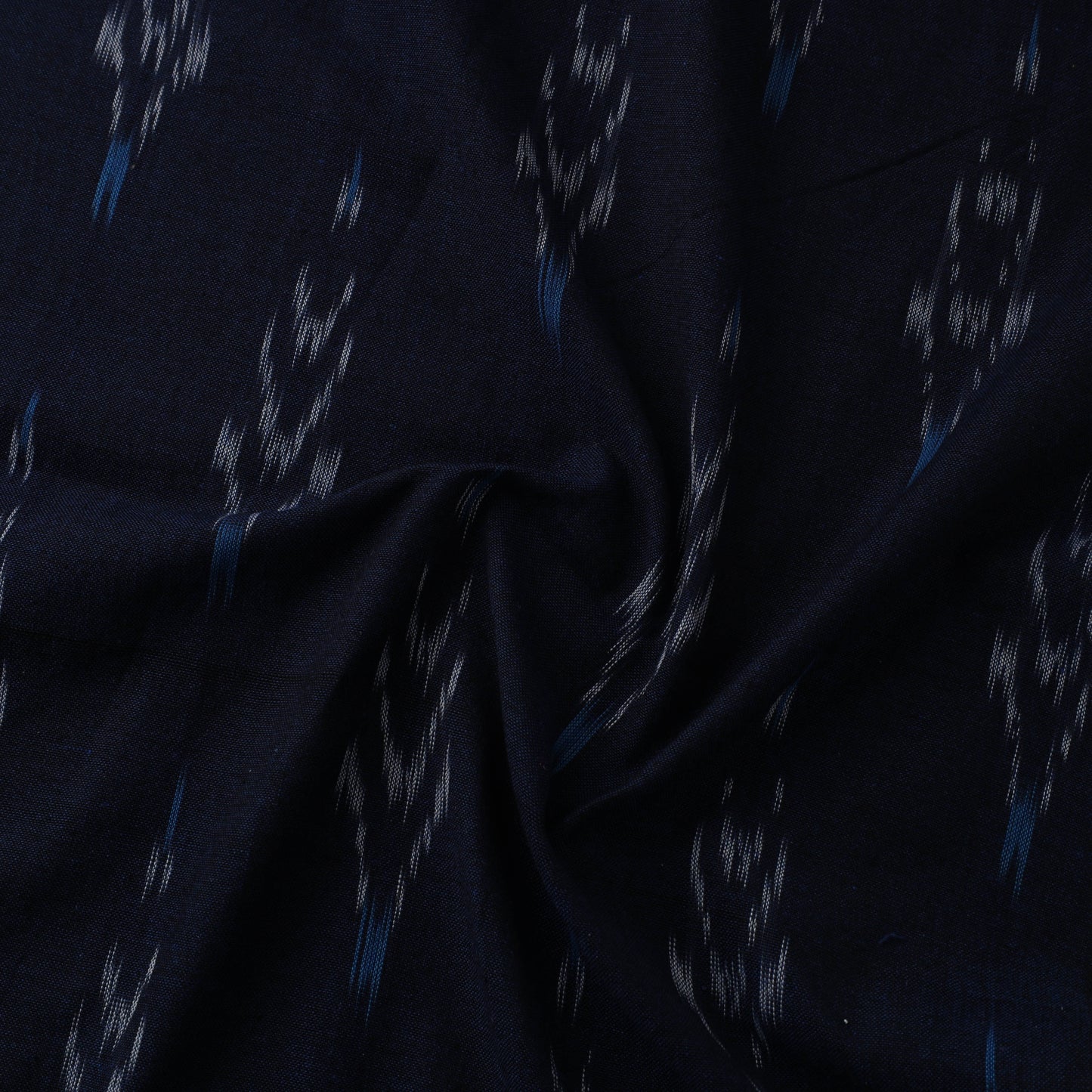 Blue Cotton Pochampally Ikat Fabric