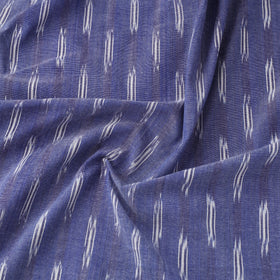 Blue Handloom Cotton Pochampally Weave Ikat Fabric