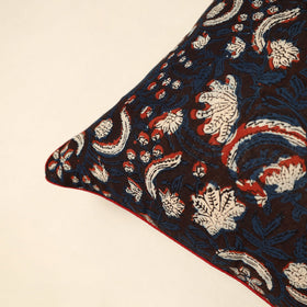 Cotton Block Printed Bagru Cushion Cover (16 x 16 in) 14