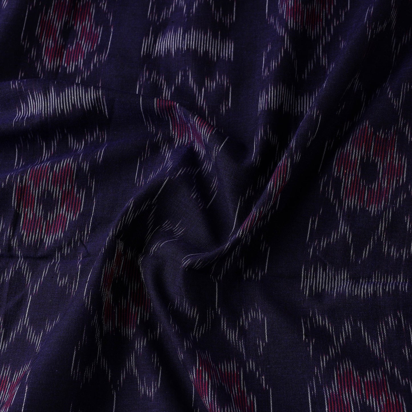 Blue Cotton Sambalpuri Ikat Fabric