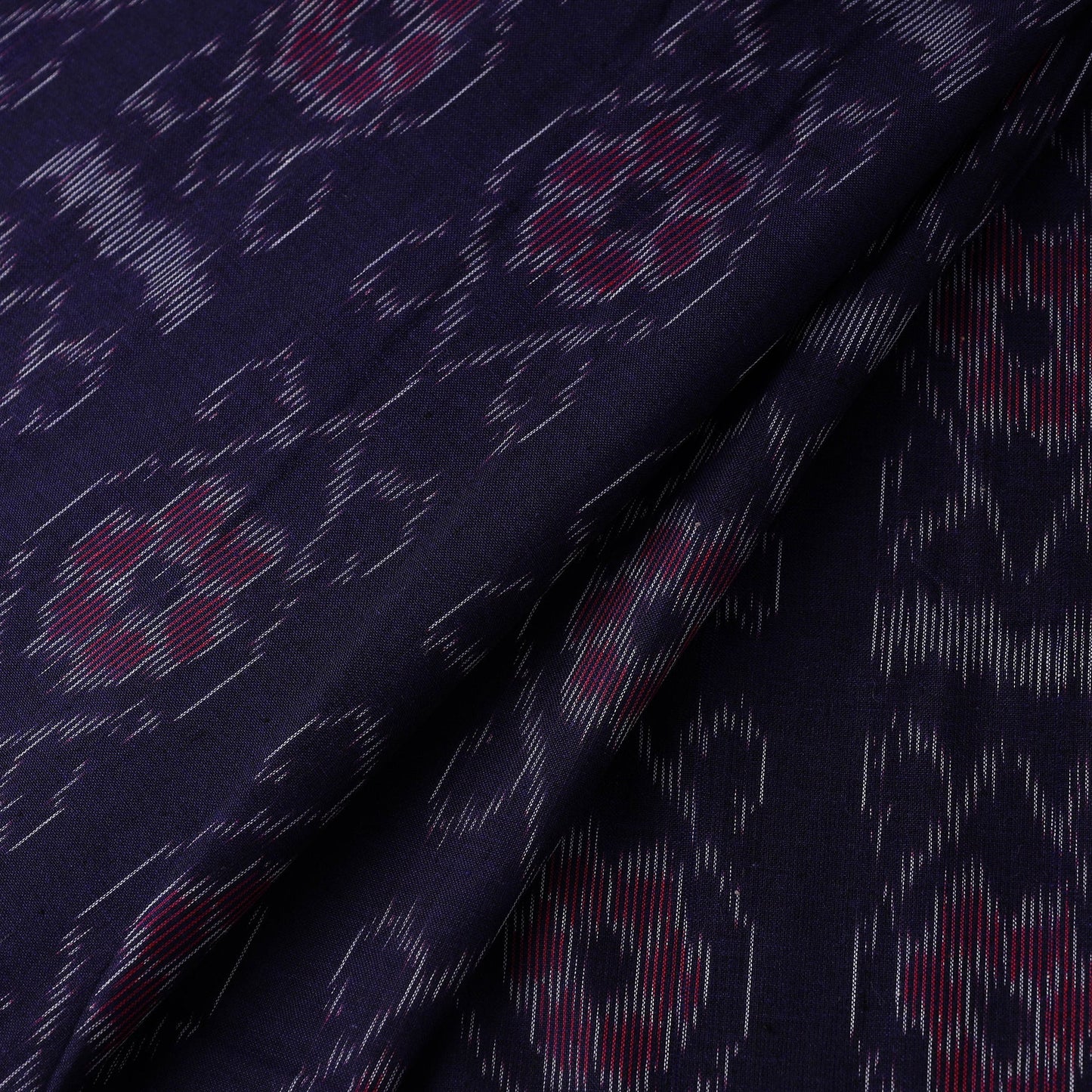 Blue Cotton Sambalpuri Ikat Fabric