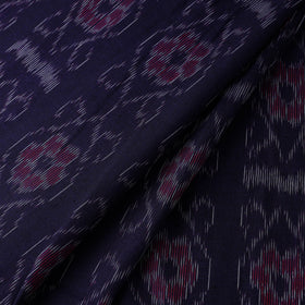 Blue Cotton Sambalpuri Ikat Fabric