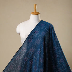 Blue Cotton Sambalpuri Ikat Fabric