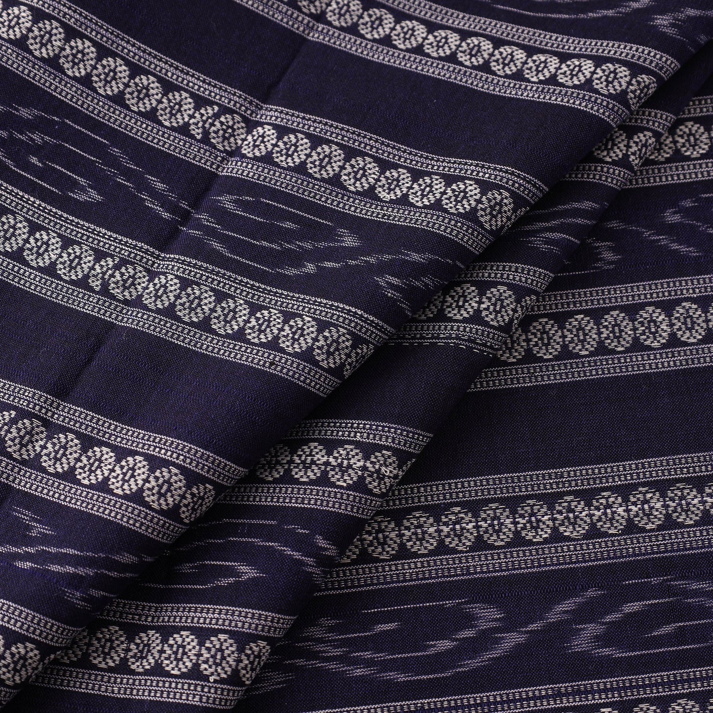 Cotton sambalpuri ikat fabric 24 - handcrafted