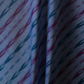 Blue - cotton sambalpuri ikat fabric 31 - handcrafted