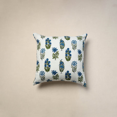 Cotton sanganeri cushion cover (16 x 16 in) 105