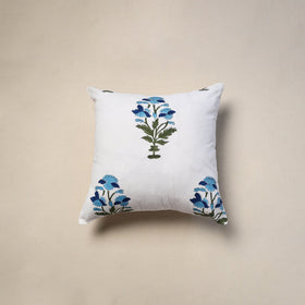 Cotton sanganeri cushion cover (16 x 16 in) 108