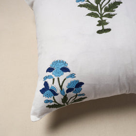 Cotton sanganeri cushion cover (16 x 16 in) 108