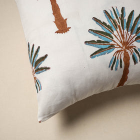 Cotton sanganeri cushion cover (16 x 16 in) 110