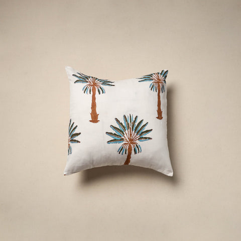 Cotton sanganeri cushion cover (16 x 16 in) 110
