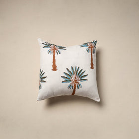Cotton sanganeri cushion cover (16 x 16 in) 110