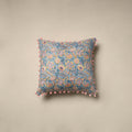 Cotton sanganeri cushion cover 19 - handcrafted