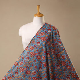 Blue - cotton sanganeri fabric 04 - handcrafted