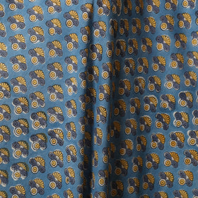 Blue - cotton sanganeri fabric 17 - handcrafted