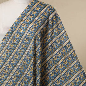 Blue - cotton sanganeri fabric 22 - handcrafted