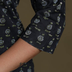 Blue Cotton Sanganeri Block Print Co-Ord Set