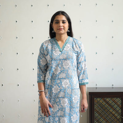 Sanganeri print Kurta