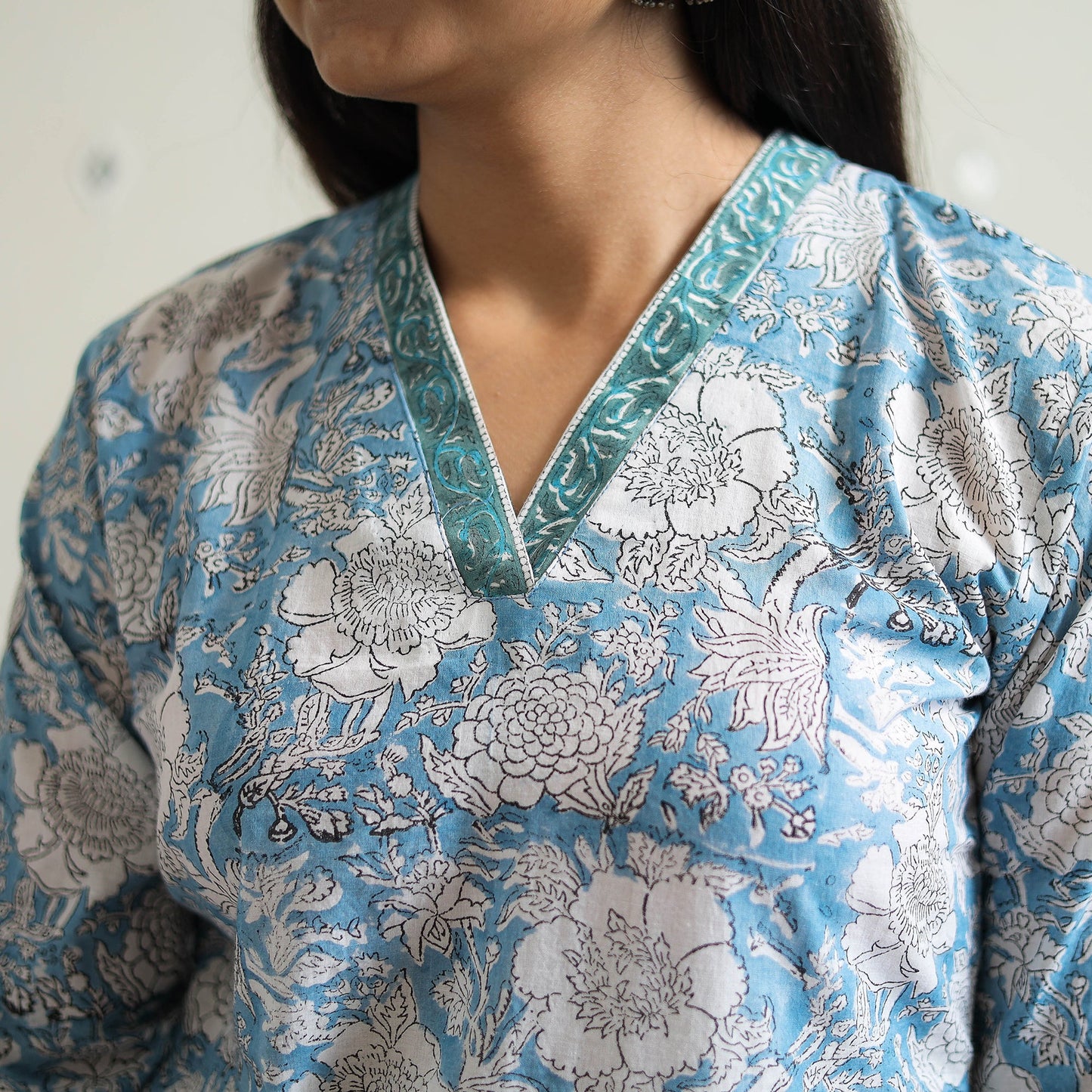 Sanganeri print Kurta