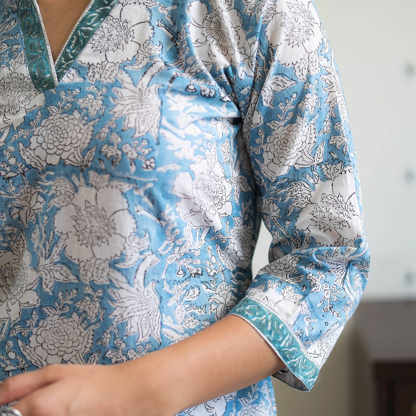 Sanganeri print Kurta