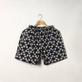 Blue - cotton unisex bagru shorts/boxer 10 - xl