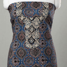  Traditional Ajrakh Print Kurta Material Online in India