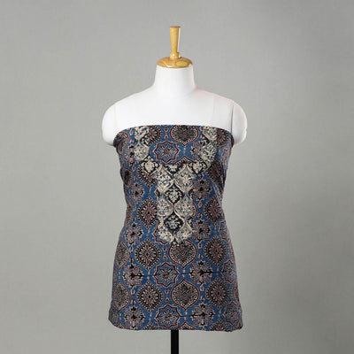  Traditional Ajrakh Print Kurta Material Online in India