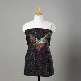 Buy Blue Traditional Ajrakh Print Kurta Material Online