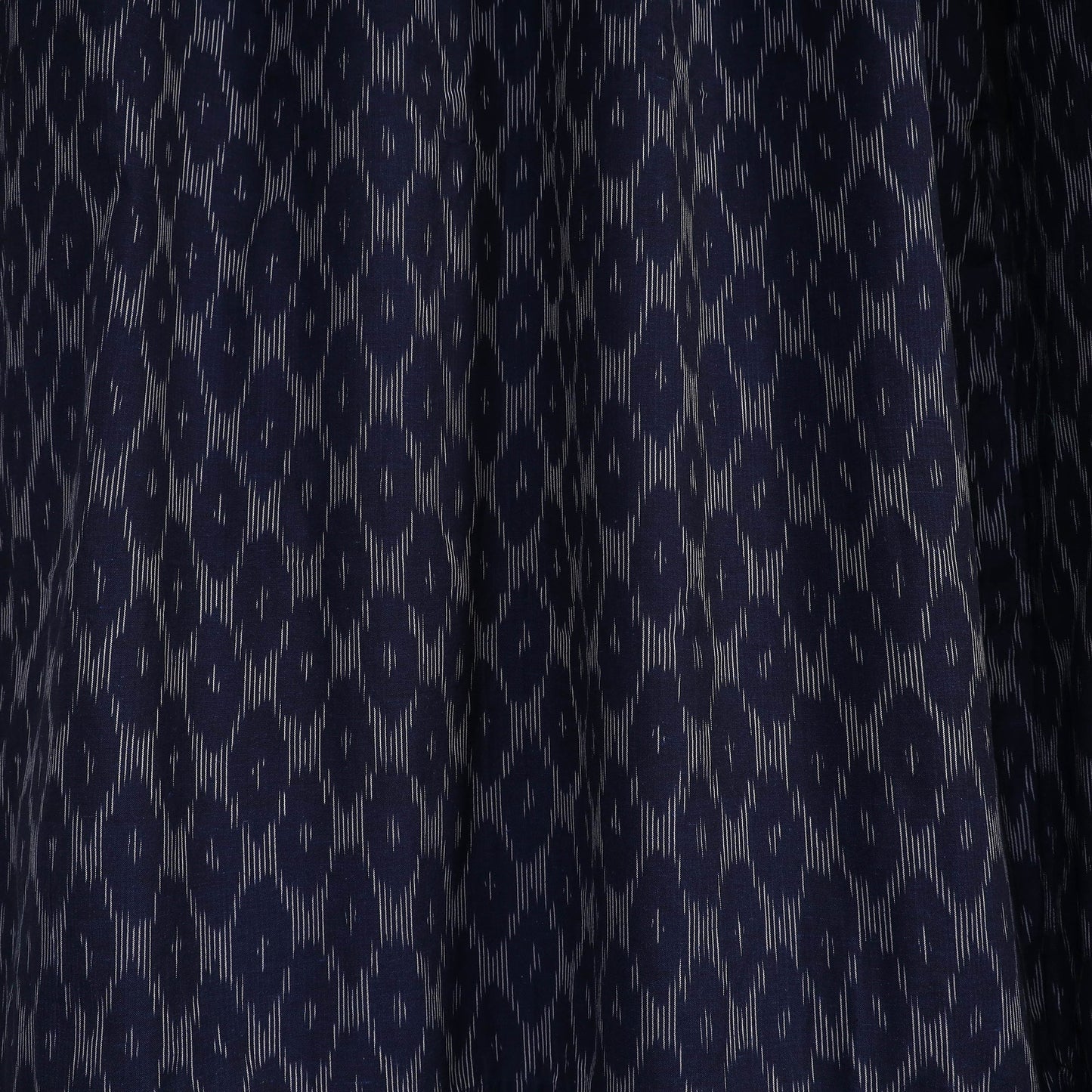 Blue - cotton window pochampally ikat curtain (5 x 3 feet)