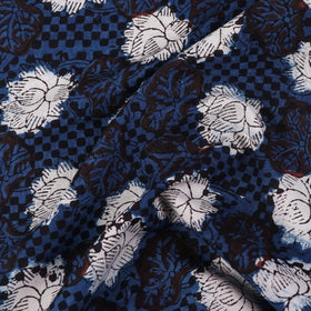 Traditional Bagru Dabu Print Fabric from Rajasthan