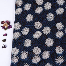 Traditional Bagru Dabu Print Fabric from Rajasthan