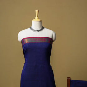 Dharwad cotton 3pc unstitched dress material with border 11