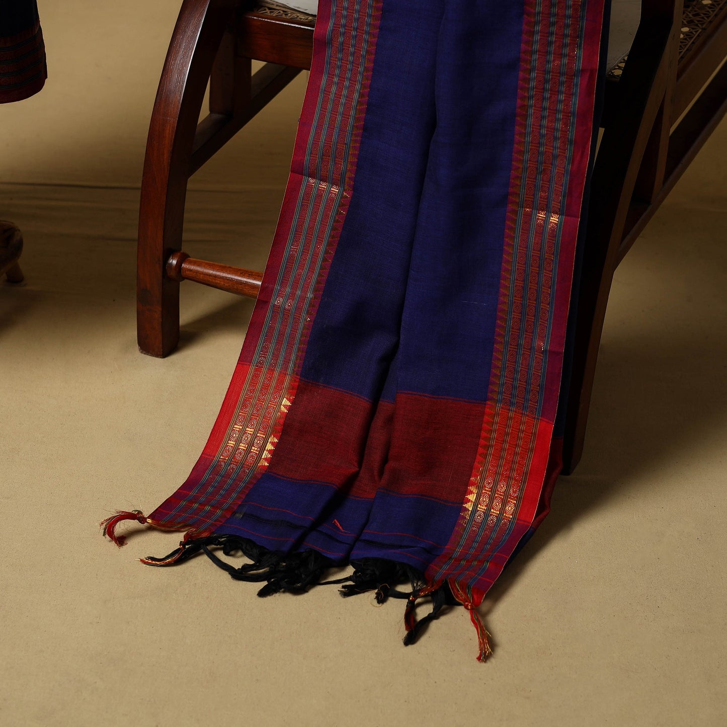 Dharwad cotton 3pc unstitched dress material with border 11