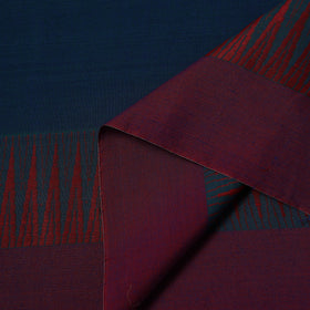 Dharwad cotton fabric with border 27 - handcrafted