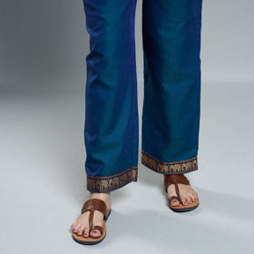 Blue dharwad cotton kurta with palazzo & dupatta set