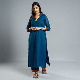 Buy Dharwad Cotton Kurta with Palazzo & Dupatta Set Online at iTokri.com