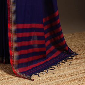 Dharwad cotton saree with border 06 - handcrafted